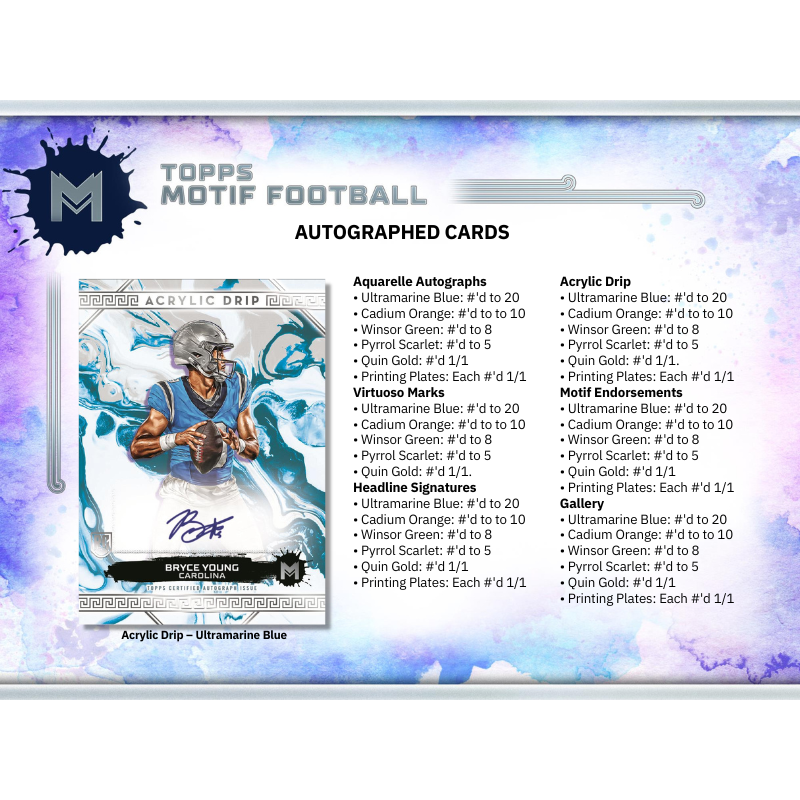2023 Topps Motif Football Hobby 3 Box Case
