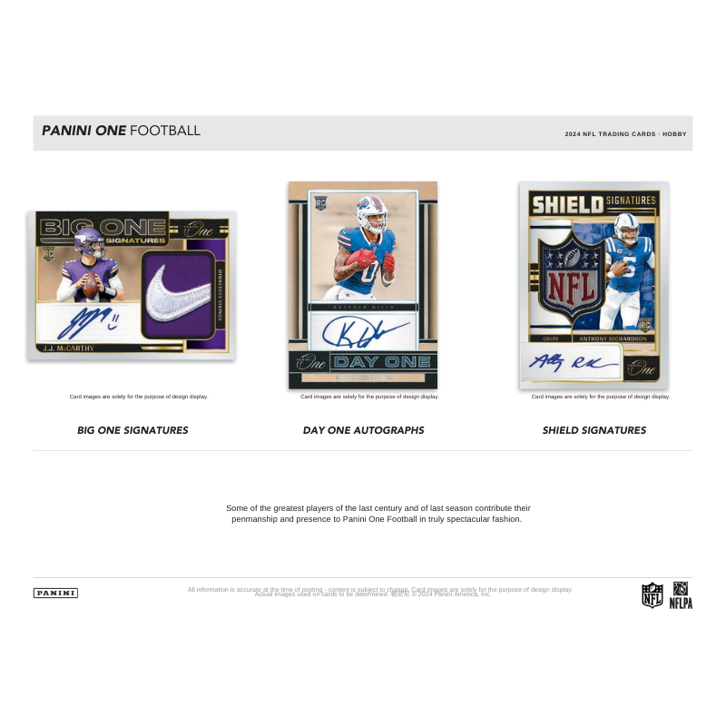 2024 Panini One Football Hobby Box