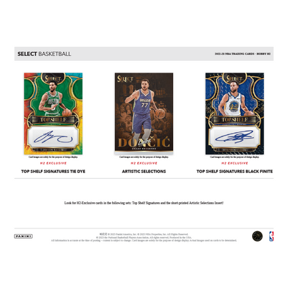 2022/23 Panini Select Basketball H2 Hybrid Box
