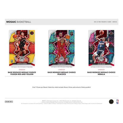 2021/22 Panini Mosaic Basketball Choice Box