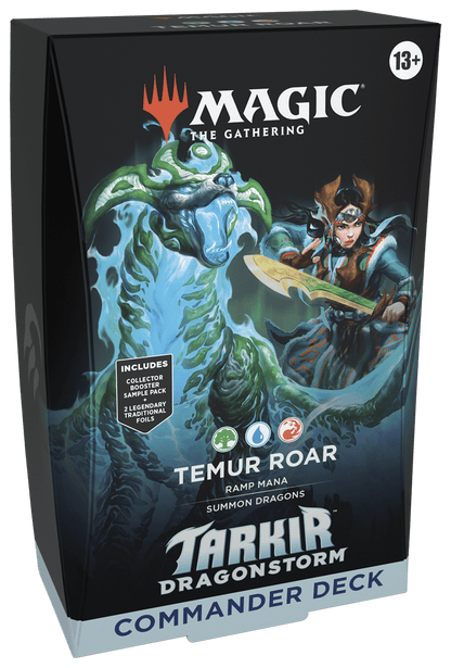 Magic The Gathering: Tarkir: Dragonstorm - Temur Roar Commander Deck