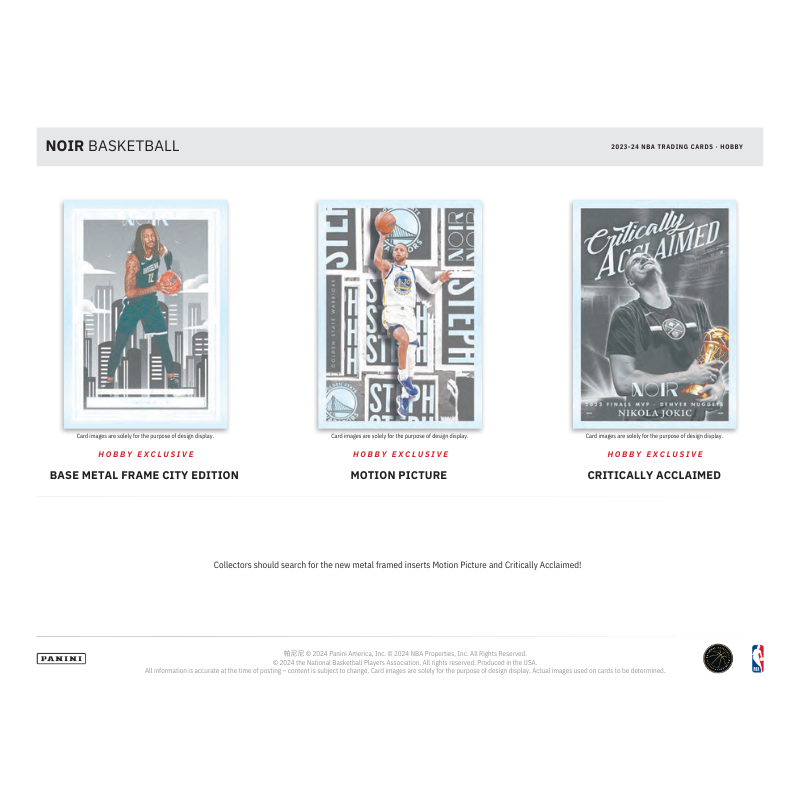 2023/24 Panini Noir Basketball Hobby Box