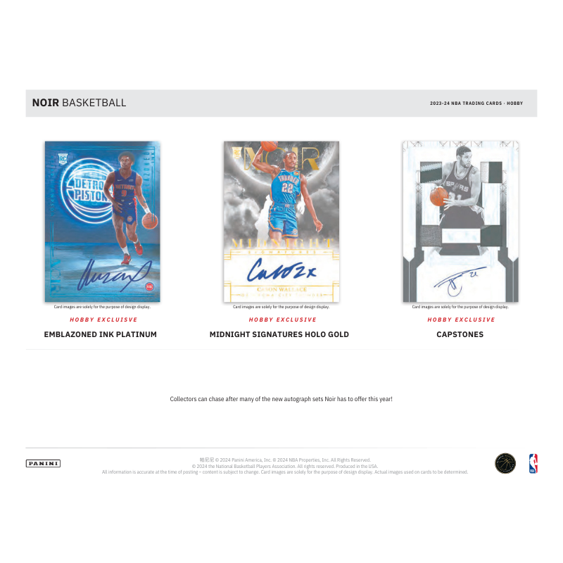 2023/24 Panini Noir Basketball Hobby Box